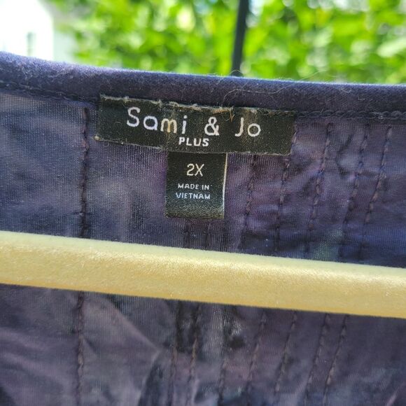 Blue Short Sleeve Tunic - Picture 6 of 9